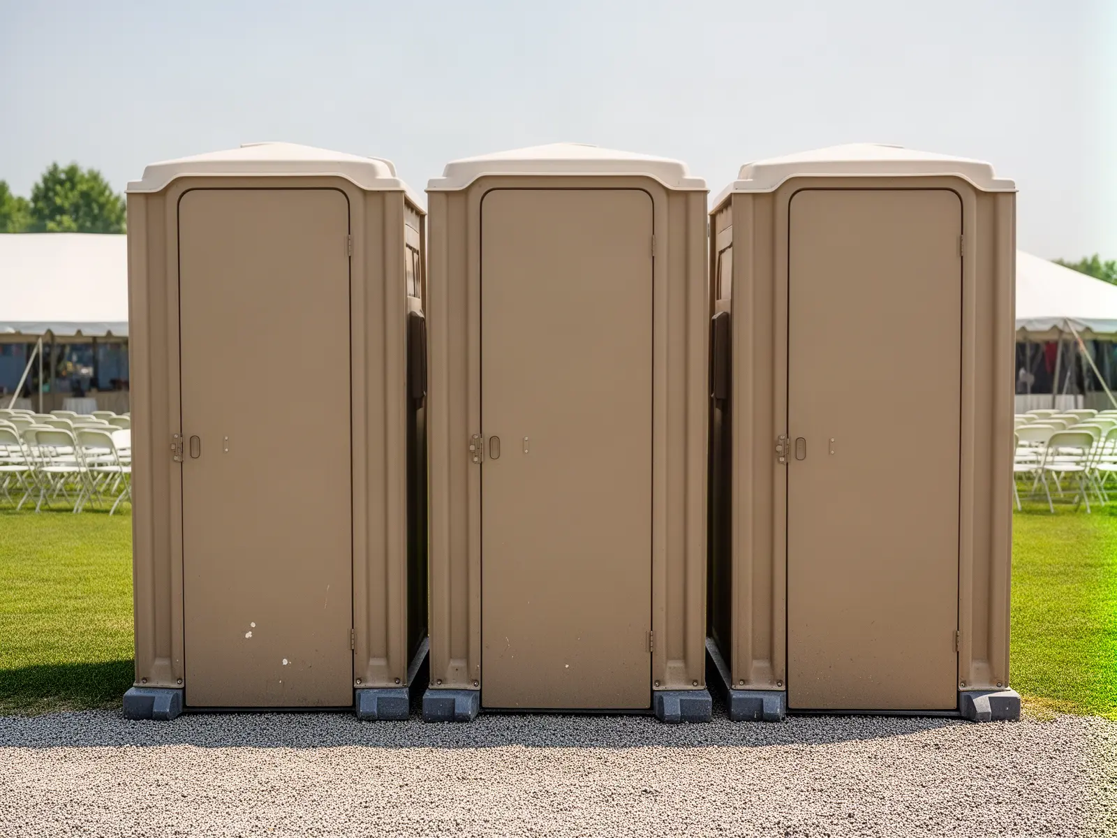Clean porta potty unit from Sand Creek Porta Potty Rental in St. Petersburg, FL